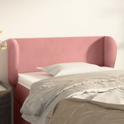 Hoofdbord 93x23x78/88 cm fluweel roze