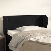 Hoofdbord 103x23x78/88 cm fluweel zwart