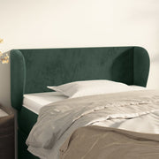 Hoofdbord 103x23x78/88 cm fluweel donkergroen