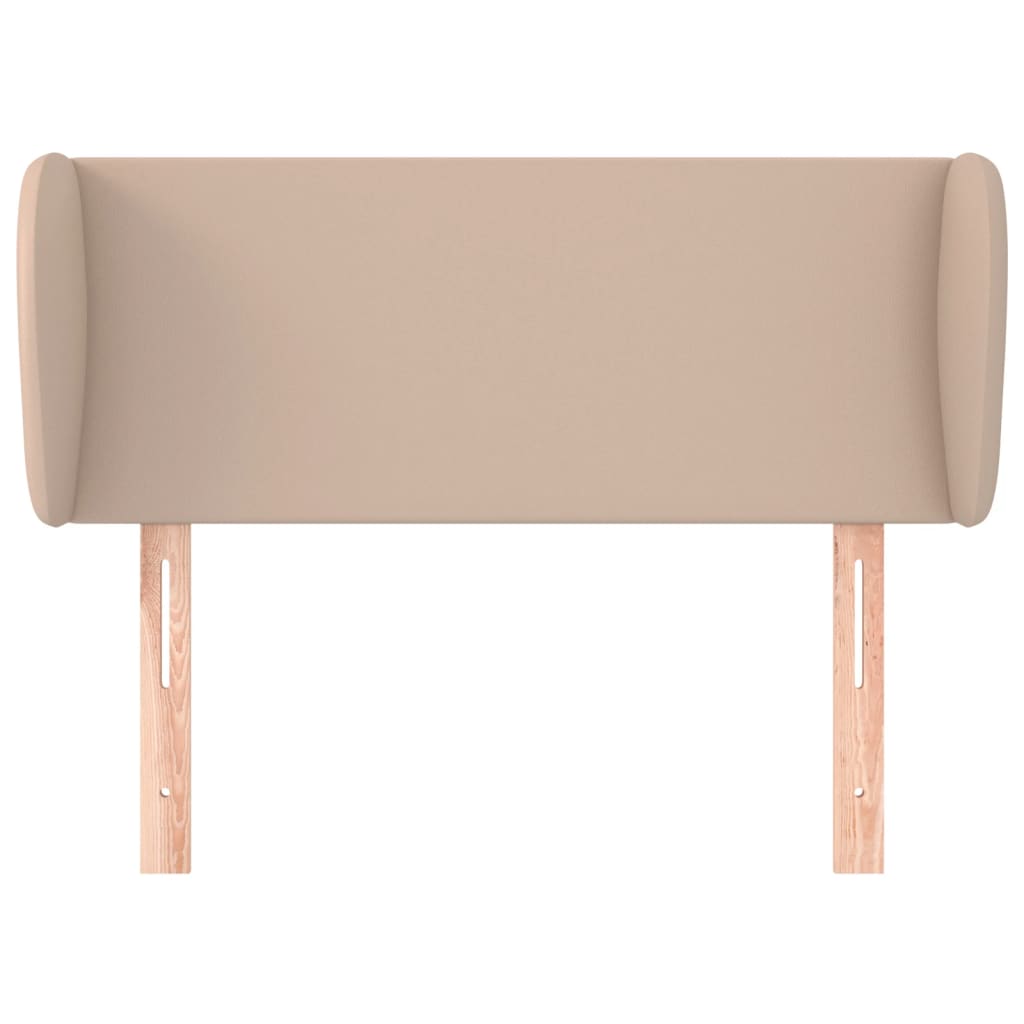 Hoofdbord met randen 83x23x78/88 cm kunstleer cappuccinokleur 83 x 23 x 78/88 cm Cappuccino