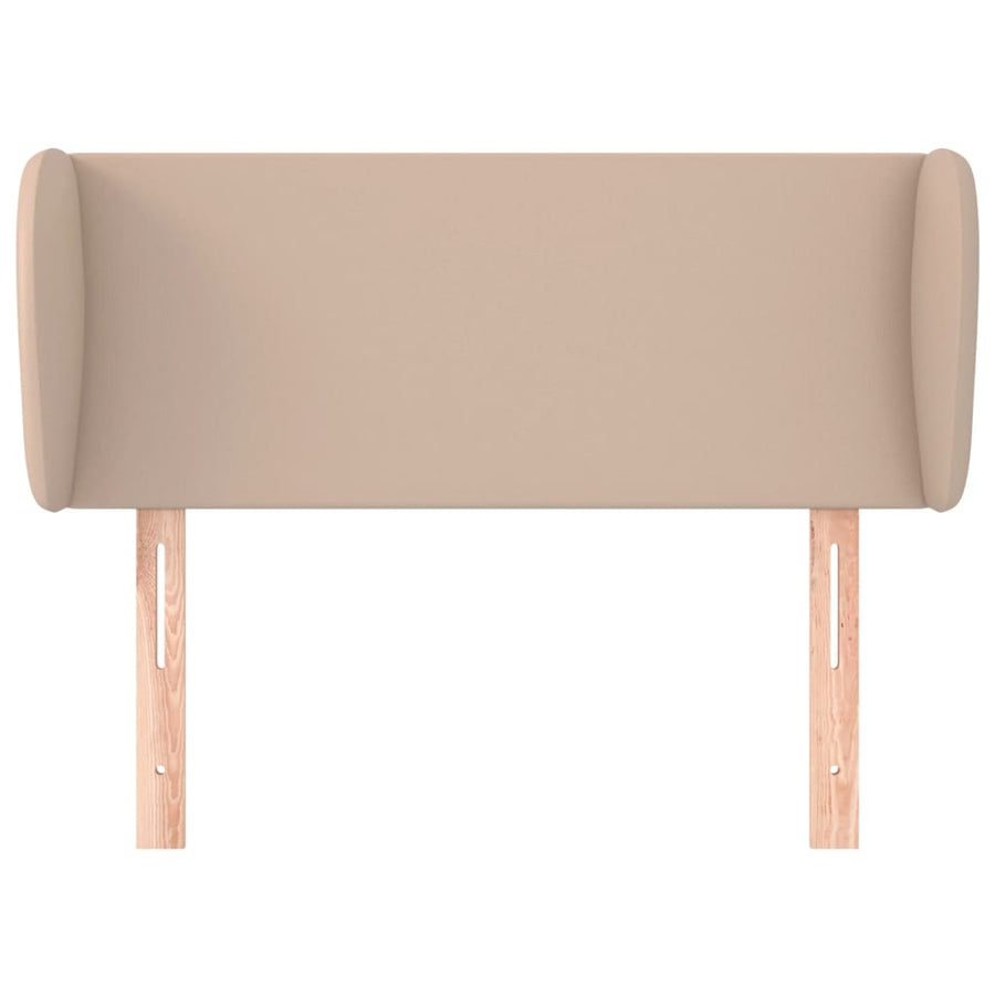 Hoofdbord met randen 83x23x78/88 cm kunstleer cappuccinokleur 83 x 23 x 78/88 cm Cappuccino