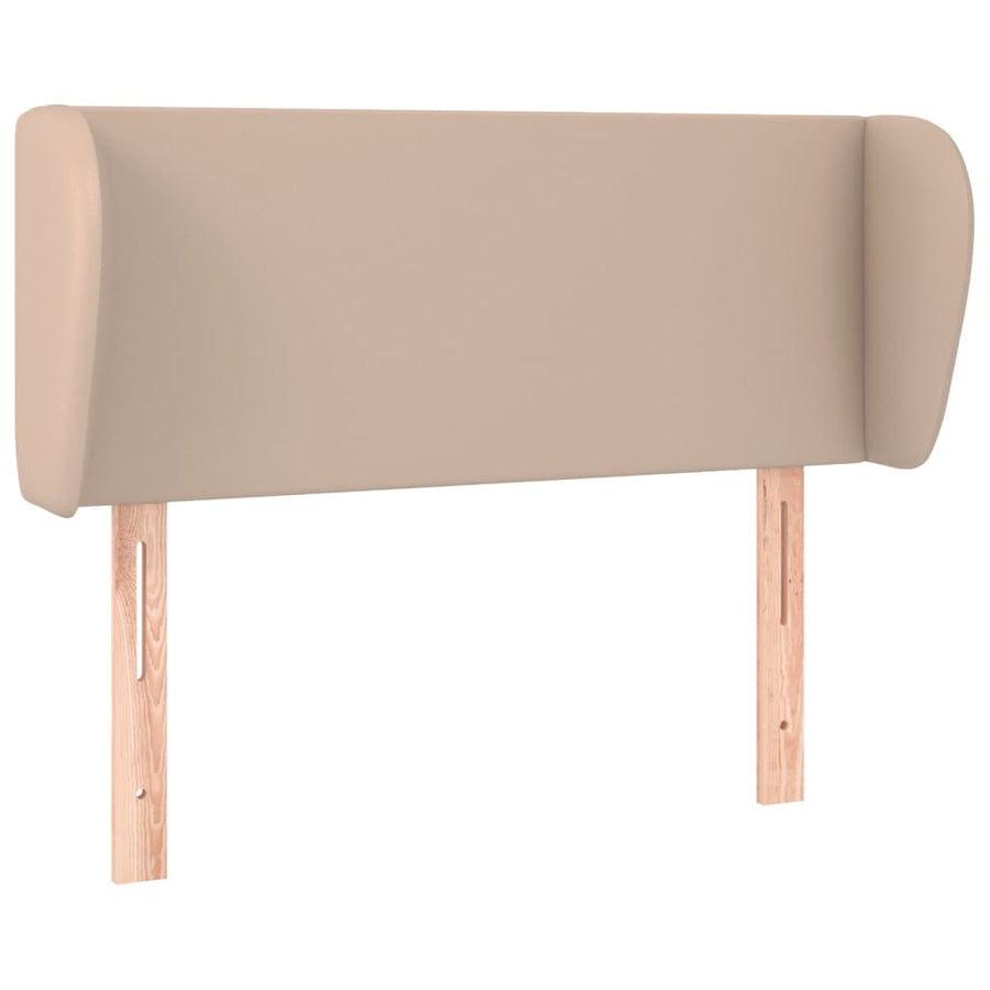 Hoofdbord Met Randen Kunstleer Kleur 93 x 23 x 78/88 cm Cappuccino