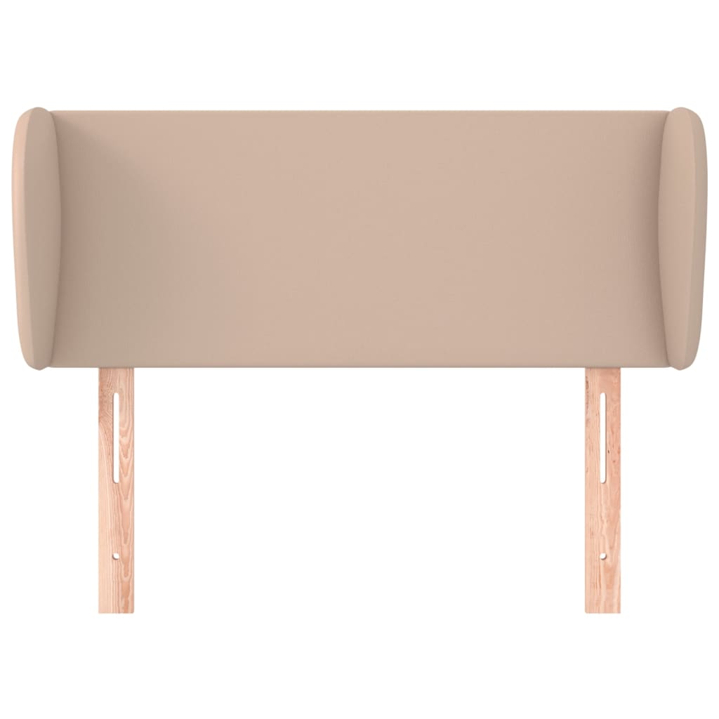 Hoofdbord Met Randen Kunstleer Kleur 93 x 23 x 78/88 cm Cappuccino