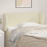 Hoofdbord 103x23x78/88 cm kunstleer crème