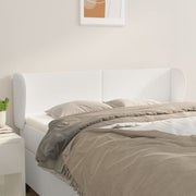 Hoofdbord kunstleer wit 147x23x78/88 cm