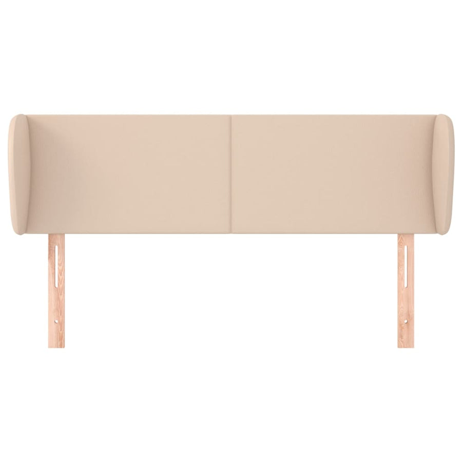 Hoofdbord met randen 147x23x78/88 cm kunstleer cappuccinokleur 147 x 23 x 78/88 cm Cappuccino