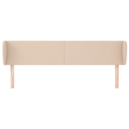 Hoofdbord met randen 163x23x78/88 cm kunstleer cappuccinokleur 163 x 23 x 78/88 cm Cappuccino