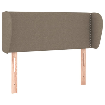 Hoofdbord Met Randen Stof Taupe 93 x 23 x 78/88 cm