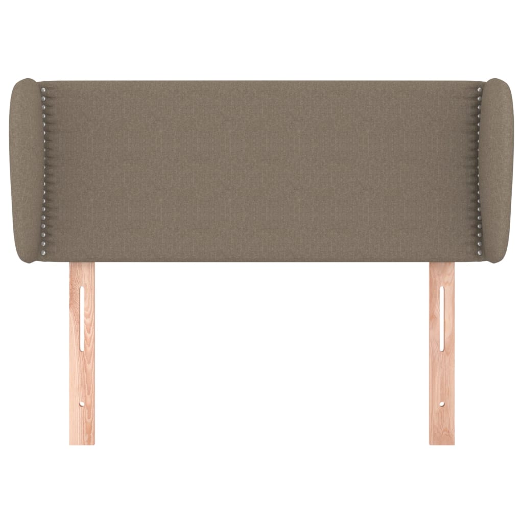 Hoofdbord Met Randen Stof Taupe 93 x 23 x 78/88 cm