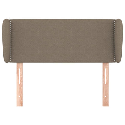 Hoofdbord Met Randen Stof Taupe 93 x 23 x 78/88 cm
