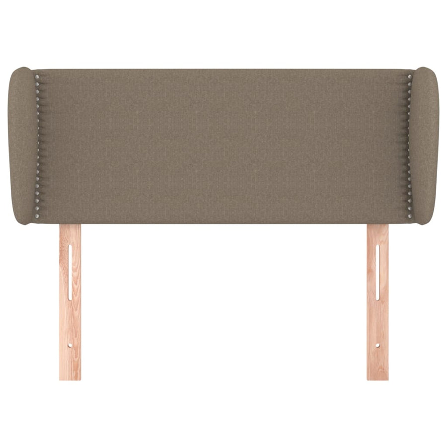 Hoofdbord Met Randen Stof Taupe 93 x 23 x 78/88 cm