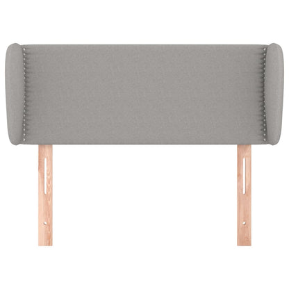 Hoofdbord Met Randen Stof Lichtgrijs 103 x 23 x 78/88 cm