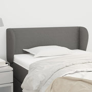Hoofdbord 103x23x78/88 cm stof donkergrijs