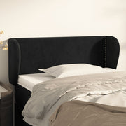 Hoofdbord 83x23x78/88 cm fluweel zwart