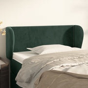 Hoofdbord 83x23x78/88 cm fluweel donkergroen
