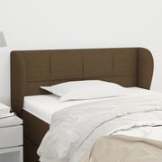 Hoofdbord 93x23x78/88 cm stof donkerbruin