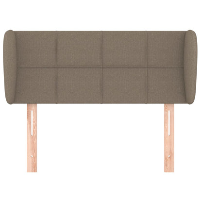 Hoofdbord met randen 93x23x78/88 cm stof taupe 93 x 23 x 78/88 cm Taupe