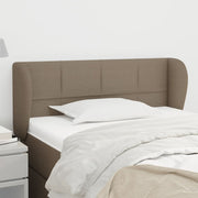 Hoofdbord 93x23x78/88 cm stof taupe