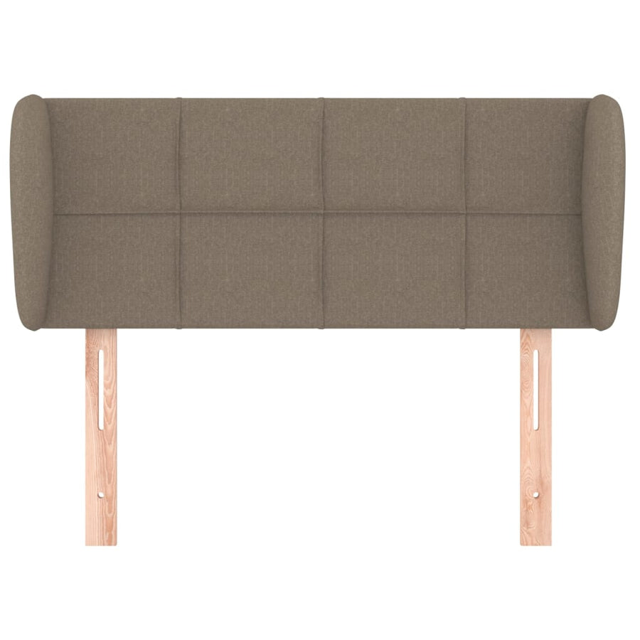 Hoofdbord Met Randen Stof 103 x 23 x 78/88 cm Taupe
