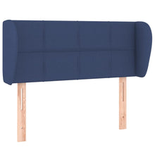 Hoofdbord Met Randen Stof 103 x 23 x 78/88 cm Blauw