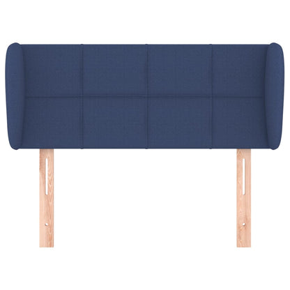 Hoofdbord Met Randen Stof 103 x 23 x 78/88 cm Blauw