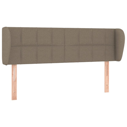 Hoofdbord Met Randen Stof 147 x 23 x 78/88 cm Taupe