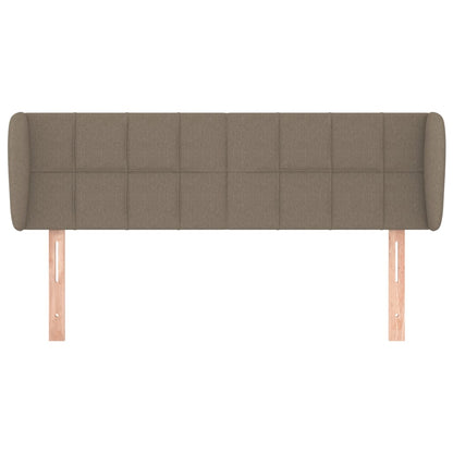 Hoofdbord Met Randen Stof 147 x 23 x 78/88 cm Taupe