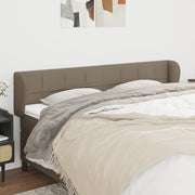 Hoofdbord 183x23x78/88 cm stof taupe