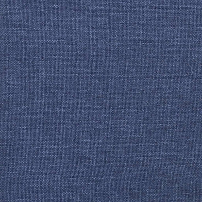 Hoofdbord Met Randen Stof 183 x 23 x 78/88 cm Blauw