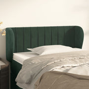 Hoofdbord 83x23x78/88 cm fluweel donkergroen