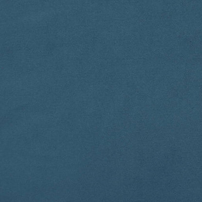 Hoofdbord Met Randen Fluweel 1 203 x 23 x 78/88 cm Donkerblauw