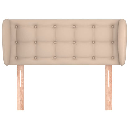 Hoofdbord Met Randen Kunstleer Kleur 93 x 23 x 78/88 cm Cappuccino