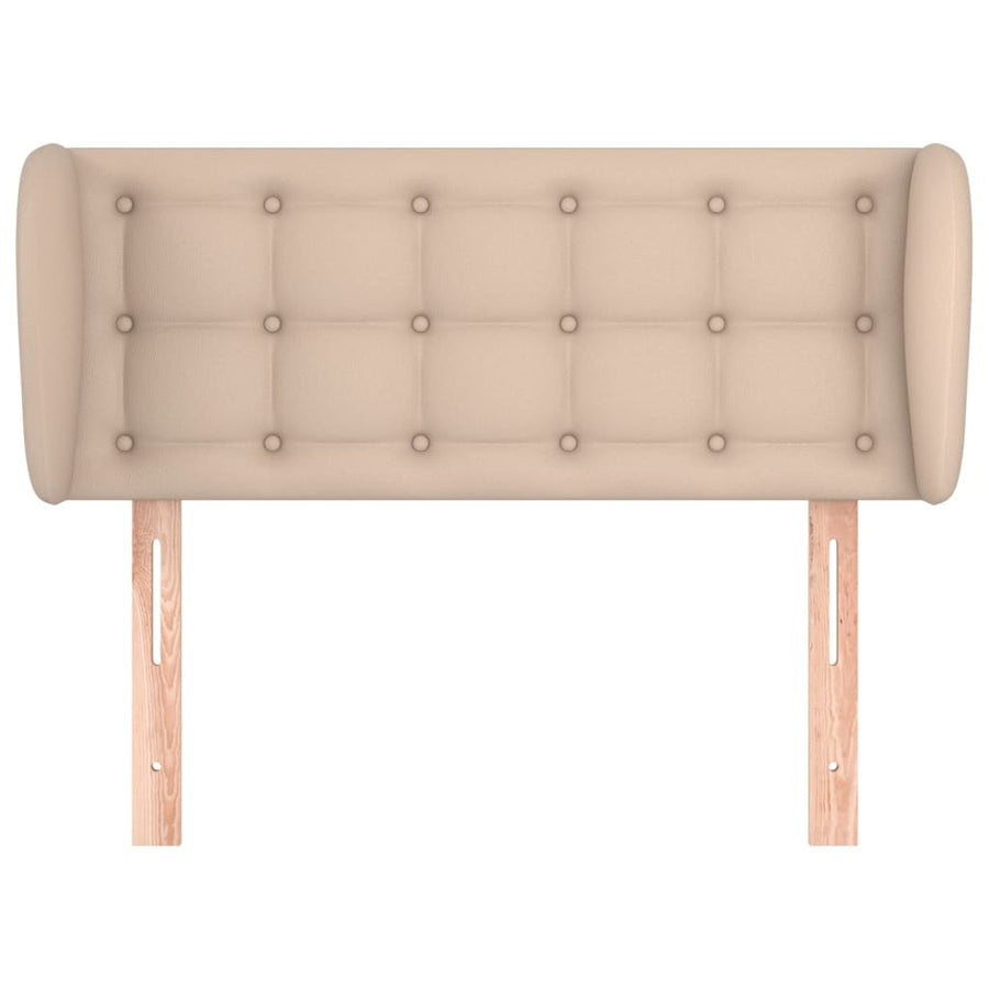 Hoofdbord Met Randen Kunstleer Kleur 93 x 23 x 78/88 cm Cappuccino