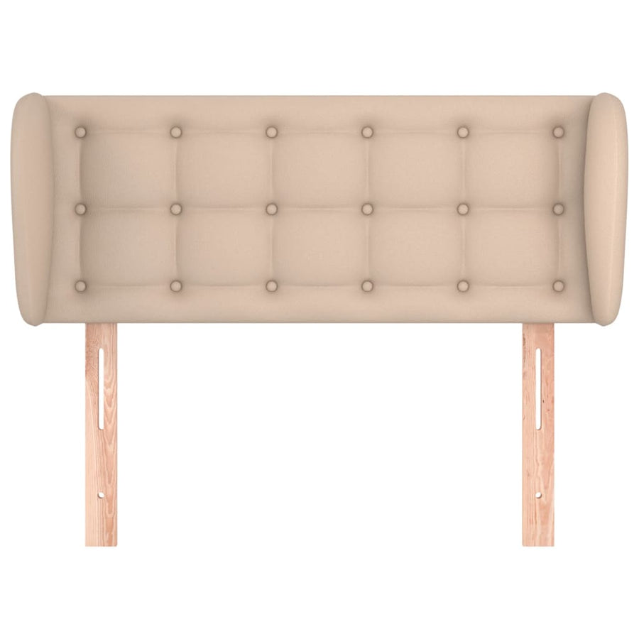 Hoofdbord Met Randen Kunstleer Kleur 103 x 23 x 78/88 cm Cappuccino