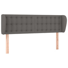 Hoofdbord Met Randen Kunstleer 147 x 23 x 78/88 cm Grijs