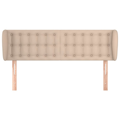 Hoofdbord Met Randen Kunstleer Kleur 147 x 23 x 78/88 cm Cappuccino