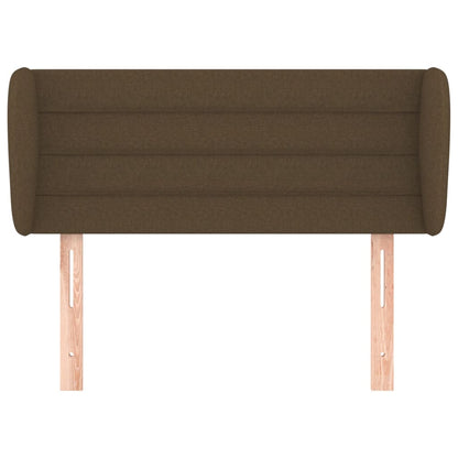 Hoofdbord Met Randen Stof 83 x 23 x 78/88 cm Donkerbruin