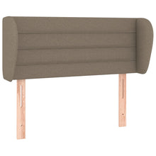 Hoofdbord met randen 83x23x78/88 cm stof taupe 83 x 23 x 78/88 cm Taupe