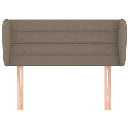 Hoofdbord met randen 83x23x78/88 cm stof taupe 83 x 23 x 78/88 cm Taupe