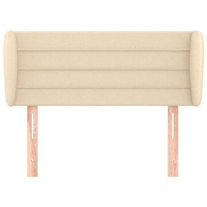 Hoofdbord met randen 83x23x78/88 cm stof crèmekleurig 83 x 23 x 78/88 cm Crème
