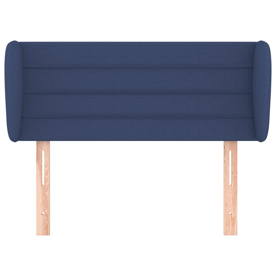 Hoofdbord met randen 83x23x78/88 cm stof blauw 83 x 23 x 78/88 cm Blauw