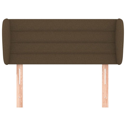 Hoofdbord Met Randen Stof 93 x 23 x 78/88 cm Donkerbruin