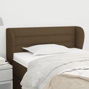 Hoofdbord 93x23x78/88 cm stof donkerbruin