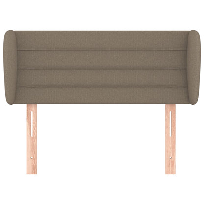 Hoofdbord met randen 93x23x78/88 cm stof taupe 93 x 23 x 78/88 cm Taupe
