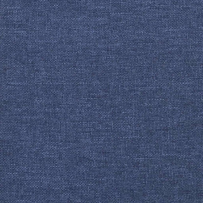 Hoofdbord met randen 93x23x78/88 cm stof blauw