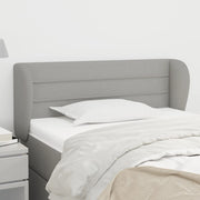 Hoofdbord stof 103x23x78/88 cm lichtgrijs