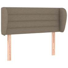 Hoofdbord met randen 103x23x78/88 cm stof taupe 103 x 23 x 78/88 cm Taupe