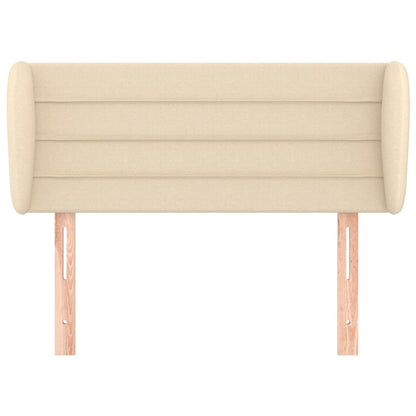 Hoofdbord met randen 103x23x78/88 cm stof crèmekleurig 103 x 23 x 78/88 cm Crème