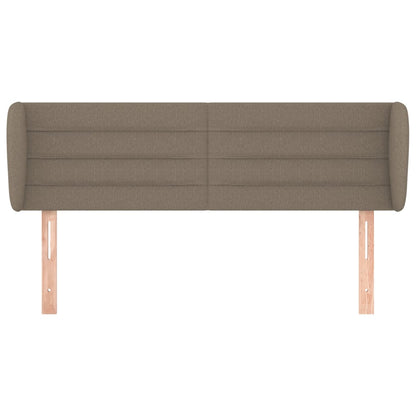 Hoofdbord met randen 147x23x78/88 cm stof taupe 147 x 23 x 78/88 cm Taupe