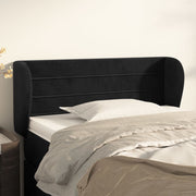 Hoofdbord 83x23x78/88 cm fluweel zwart